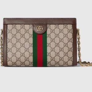 Gucci Beige and Brown Crossbody Bag
